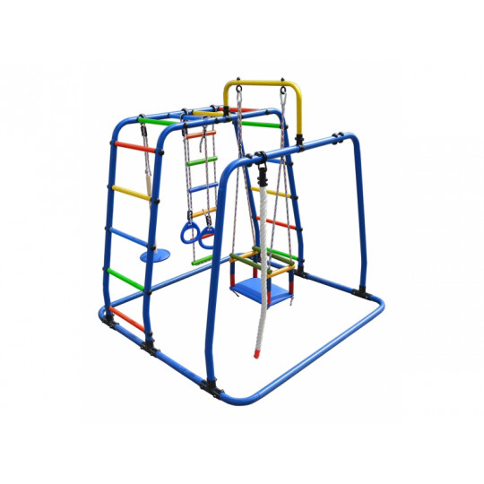 Детский спортивный комплекс Формула здоровья Игрунок Т Плюс синий/радуга