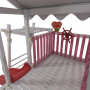 Детский домашний игровой комплекс чердак ДК1Р Розовый