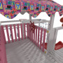 Детский домашний игровой комплекс чердак ДК3Р Розовый