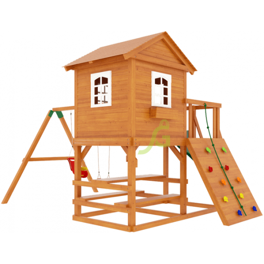 Детская деревянная площадка "IgraGrad Домик 2"