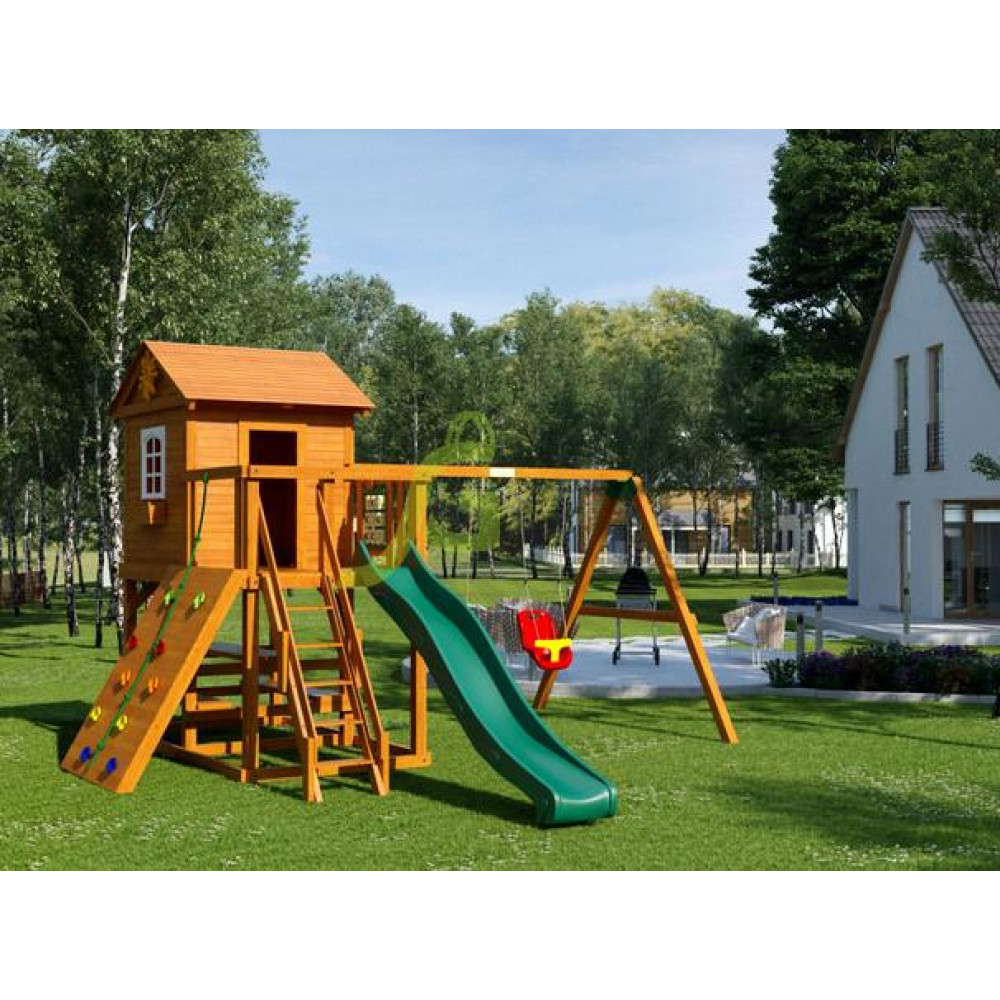 Купить Детская деревянная площадка "IgraGrad Домик 2" с доставкой во все  города России | Интернет-магазин Playgrounds34