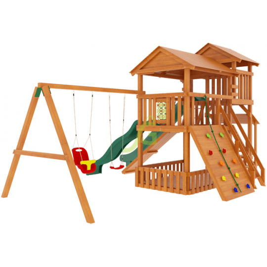 Детская деревянная площадка "IgraGrad Домик 3"