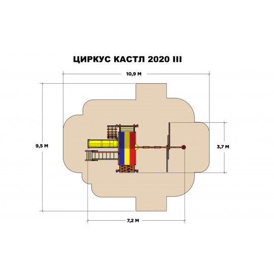 Циркус Кастл 2020 III Тент