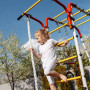 Детский спортивный комплекс для дачи ROMANA Акробат - 2 NEW (с качелями гнездо)