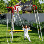 Детский спортивный комплекс для дачи ROMANA Акробат - 2 (с сеткой-гнездом)