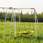 Детский спортивный комплекс для дачи ROMANA Лесная поляна - 3 (с детскими качелями)